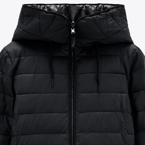 Zara Reversible Padded Jacket - Black - XL - Picture 5 of 9